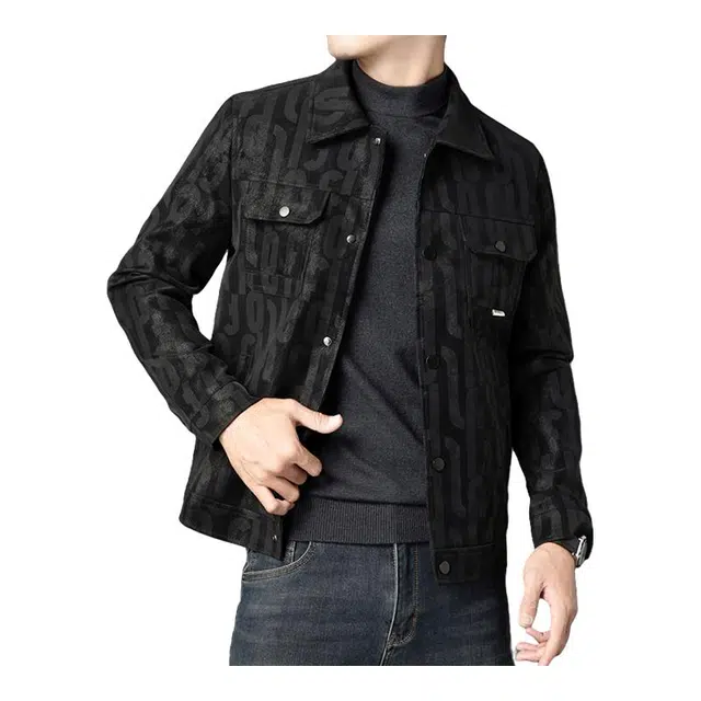 太子龍 春秋款韩版修身外套百搭个性时尚短款夹克 男款