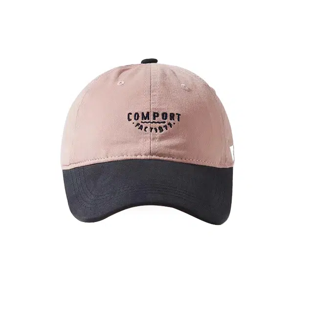 心水好物 日系撞色字母刺绣棒球帽大头围显脸小户外休闲遮阳帽 棉  鸭舌帽 男女同款情侣款