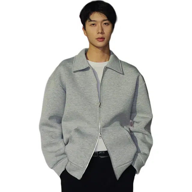 徐百货 美式高街春秋季基础款潮牌百搭复古宽松纯色韩风开衫情侣款潮流时尚流行外套 卫衣 男女同款