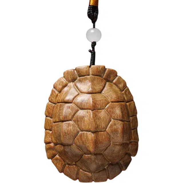 得笙陌 富甲天下手把件转运随身好运挂饰国风复古雕刻工艺品 绿檀 挂件 男女同款情侣款