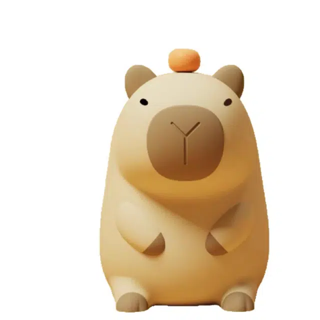 哈杰布雷特 卡皮巴拉可爱床头小夜灯 发光玩具