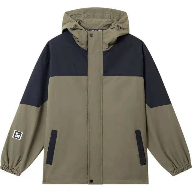 红豆 防风耐磨户外易打理山系工装风拼接撞色日常百搭休闲挺括连帽宽松外套夹克 男款