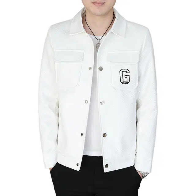 太子龍 欧货刺绣风衣上衣百搭潮时尚单衣帅气青少年夹克外套 男款