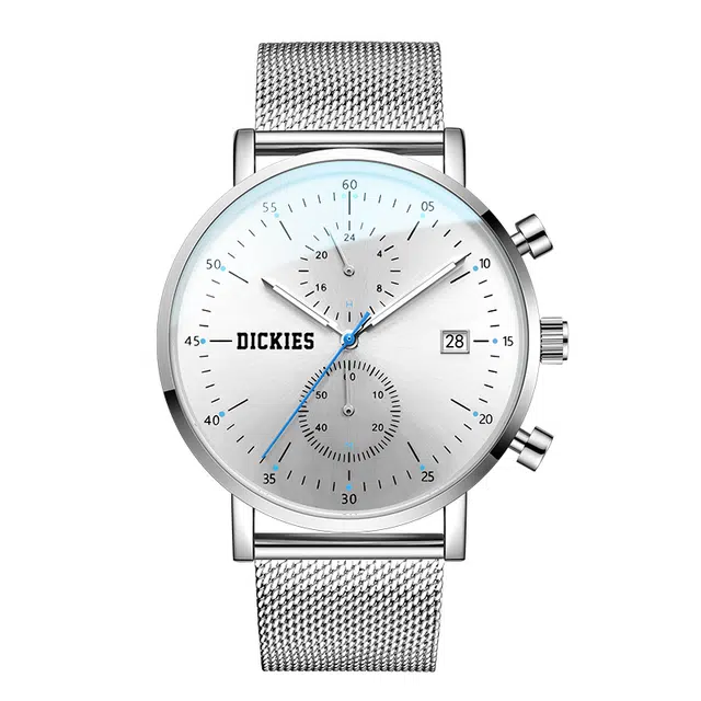 Dickies New School Series Quartz Watch 41mm White Dial