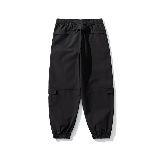 领航骆驼 山系户外大口袋街头潮牌多口袋宽松伞兵长裤运动裤子松紧束脚休闲百搭时尚潮流 工装裤  男女同款