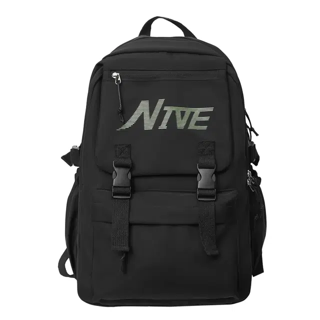 德力熊 韩系时尚高颜值大容量书包通勤多隔层背包 尼龙 双肩包 常规 男女同款情侣款 黑色/白色/红色/蓝色