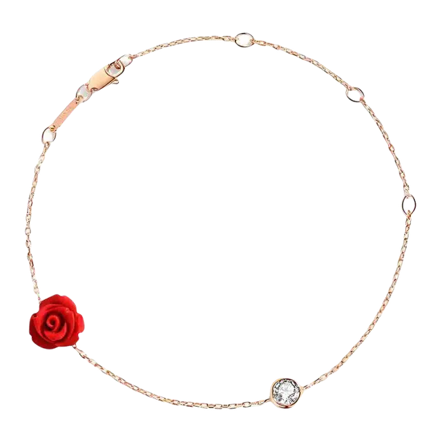 黛若 小众玫瑰 高级感 简约森系 古风性感 铜 脚链 女款