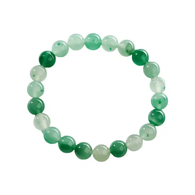 千叶珠宝 烟雨江南 温柔优雅手链小众简约百搭设计款手饰天然 非洲翠 手串 女款