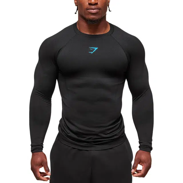 GYMSHARK Onyx 5.0 Seamless logoT