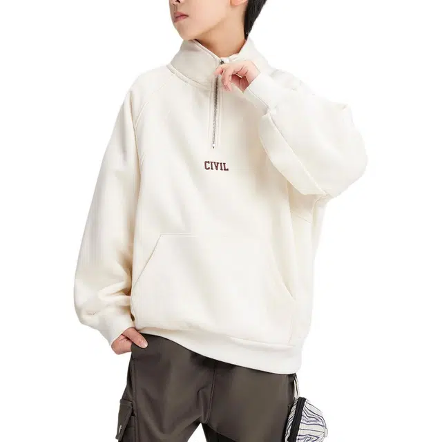 左西卫衣 立领柔软保暖 儿童款