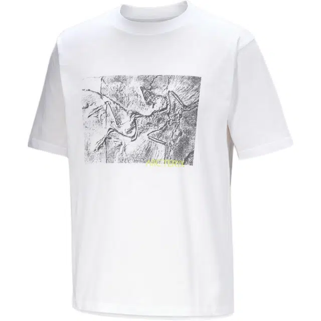 Arcteryx KRAGG SS25 COTTON LITHOGRAPHICA logoT