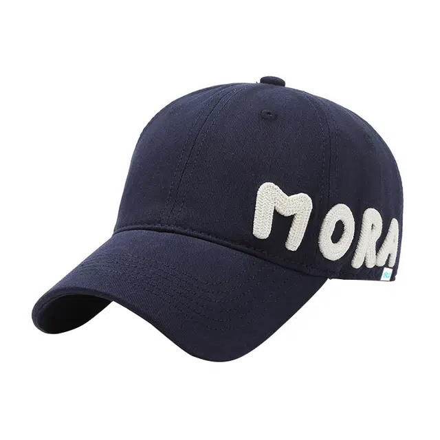 心水好物 韩式小清新小众设计轻奢感侧边字母刺绣户外休闲时尚潮流 棉  鸭舌帽 男女同款情侣款