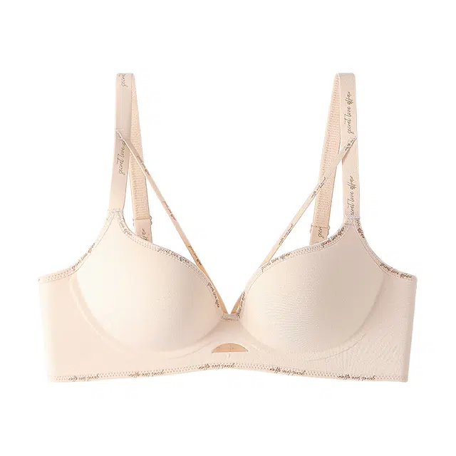 二三二三 美式性感豹纹字母内衣亲肤聚拢收副乳胸罩纯欲透气舒适柔软呼吸感美背日常通勤时尚百搭无钢圈运动文胸  女款