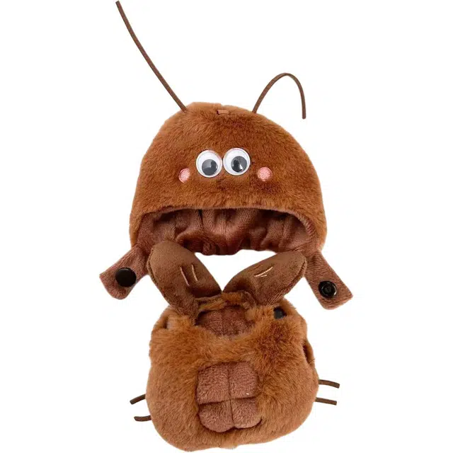 启启 可爱蟑螂衣服套装 萌趣治愈 可替换 娃衣着替