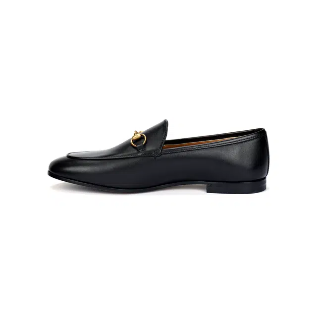 Gucci Leather Loafers Black