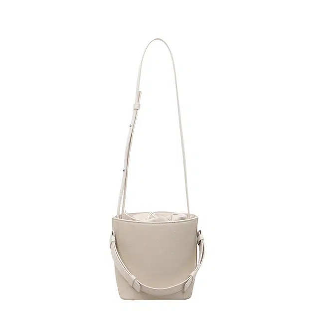 草丛喵喵喵 外出小众时尚高级感 布 水桶包单肩手提包 女款 多色