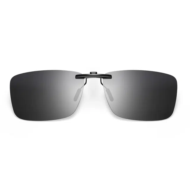 苍木优品 超轻墨镜夹片式近视眼偏光太阳镜男款开车专用钓鱼日夜两用镜片 方形 眼镜配件 男女同款情侣款