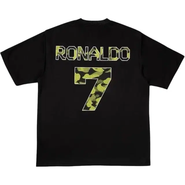A BATHING APE x CR7 LIFE FW25 Camo 7 Tee