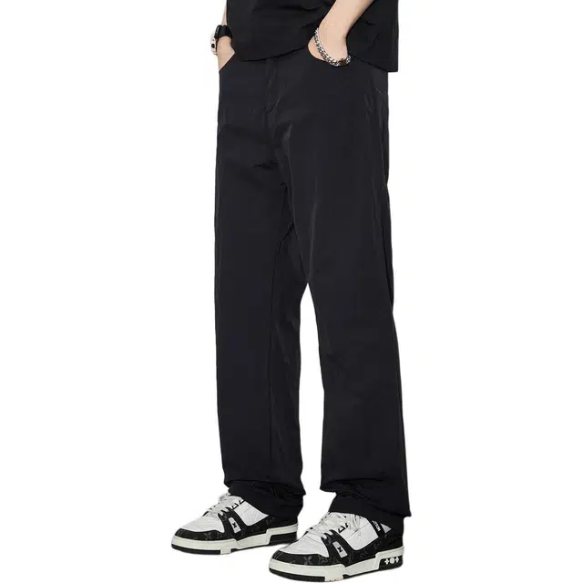 童先森 美式潮流宽松垂感痞帅直筒休闲裤 男款