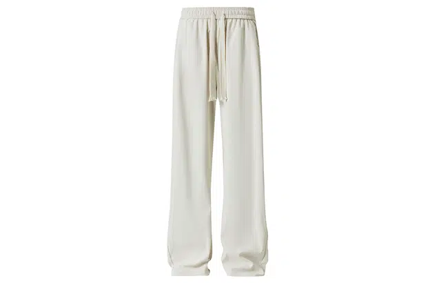 加菲猫家族 美式复古高街基础款纯色潮牌系带经典款运动卫裤简约百搭学院风宽松直筒长裤休闲裤 男女同款