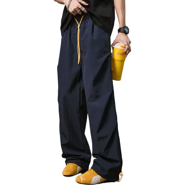 童先森 薄款夏季潮流宽松户外运动休闲裤 男款