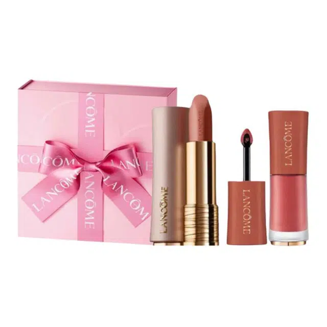 兰蔻 菁纯彩妆套装 易上色哑光保湿 三件套