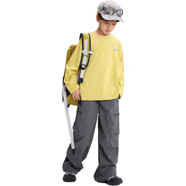 左西 耐磨透气时尚百搭儿童冲锋裤 儿童款