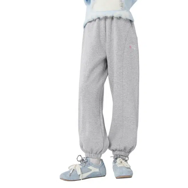 左西卫裤 保暖耐磨松紧百搭厚款加绒 儿童款