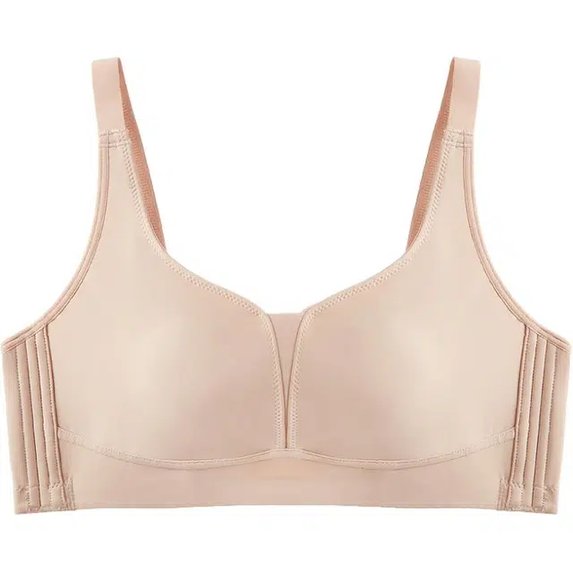 千奈美 大胸显小无钢圈大码薄杯显瘦文胸 女款