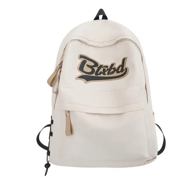 帕克熊 休闲百搭潮流简约时尚日系 尼龙 双肩包 常规 男女同款情侣款 多色