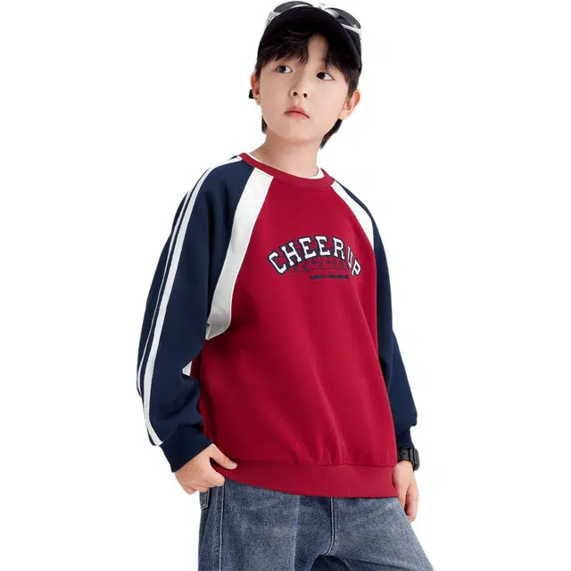 左西卫衣 圆领透气舒适长袖 儿童款