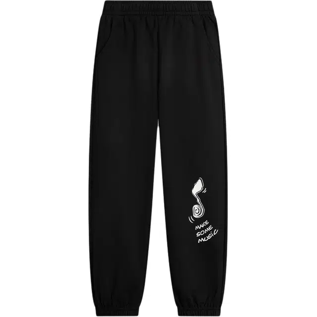 李宁儿童卫裤 运动潮流系列 生活系列 针织休闲时尚束脚 儿童款