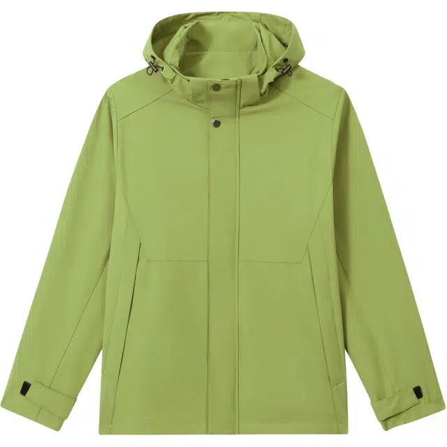 红豆 户外山系工装挺括连帽纯色日常百搭通勤基础款休闲宽松外套夹克 男款