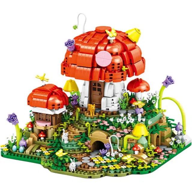 萌吉码 蘑菇屋 其他拼装模型