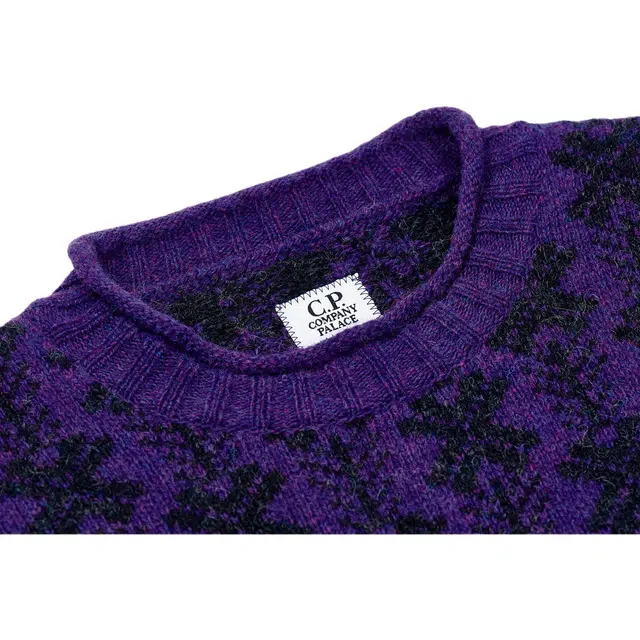 PALACE x C.P.Company Lambswool Knit Purple