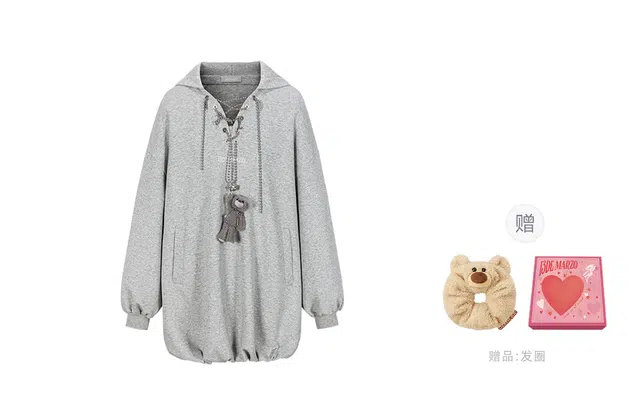 13 DEMARZO FW25 Hoodie Dress