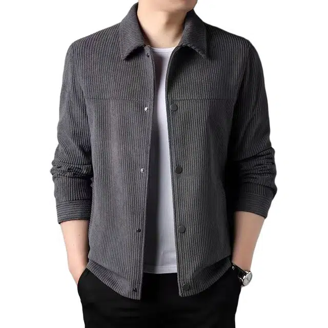 太子龍 翻领休闲工装时尚休闲加绒夹克外套 男款