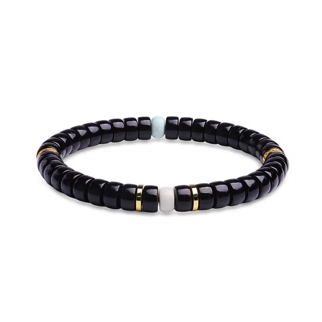 木盛缘 【心心相依】#好运上上签药片珠新中式长长久久 椰蒂 菩提闺蜜手链手串 男女同款情侣款