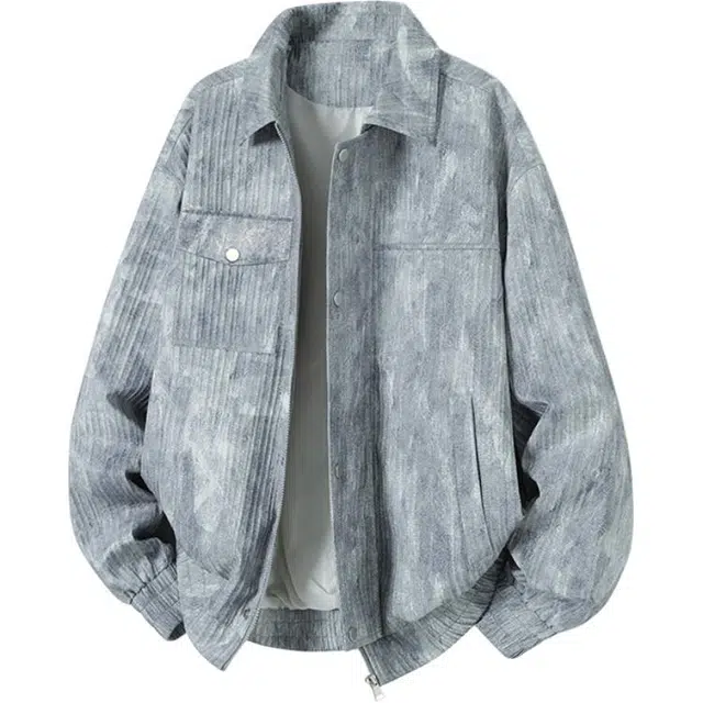 寻星记 美式复古舒适百搭长袖上衣适合通勤游玩夹克 男女同款