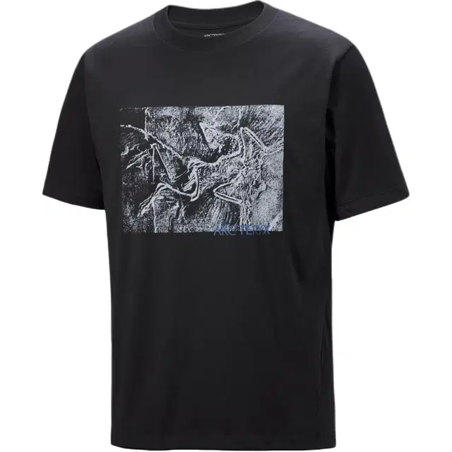 Arcteryx KRAGG SS25 COTTON LITHOGRAPHICA logoT