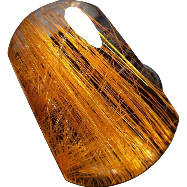 灵运宝 【师傅已加能量】招财板猫眼顺发无事牌原矿体干净磁场能量强#好运天然 钛晶 吊坠 男女同款情侣款