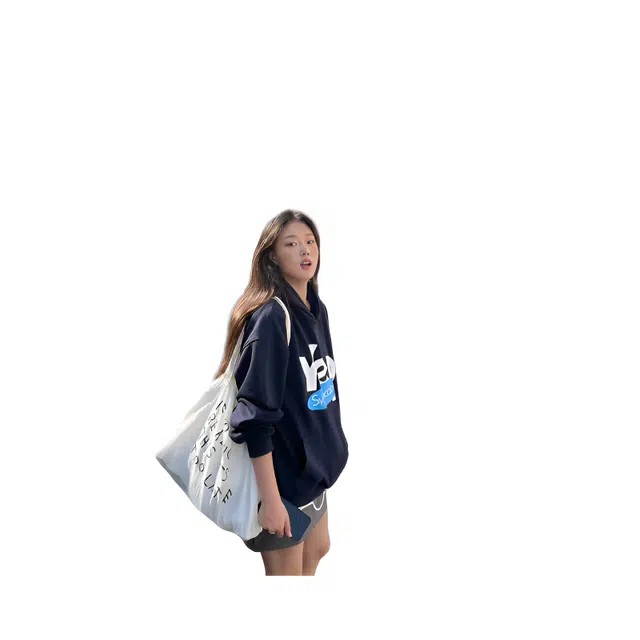 望莱仕 美式趣味字母印花连帽女秋休闲百搭慵懒风潮卫衣 女款
