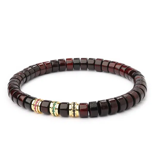 三檀小舍 国风国潮新中式 精工归圆招财转运守护 文玩盘玩绕指柔 紫檀属 手串 男女同款情侣款