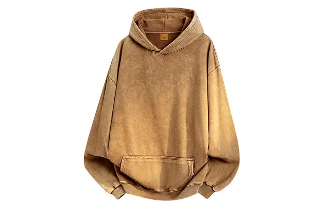 加菲猫家族 美式复古纯色学生党基础款简约宽松休闲运动舒适百搭经典时尚潮流户外通勤重磅套头无性别主义落肩连帽卫衣 男女同款