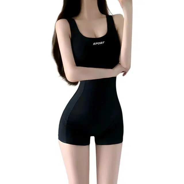 淑好百 保守高级感专业游泳馆小清新风格休闲百搭连体泳装 女款