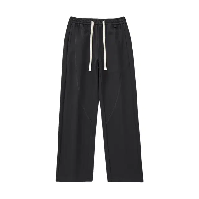 假日伯爵 美式潮流极简纯色拼接设计感宽松直筒日常通勤风棉弹舒适亲肤柔软男士长裤休闲裤 男款