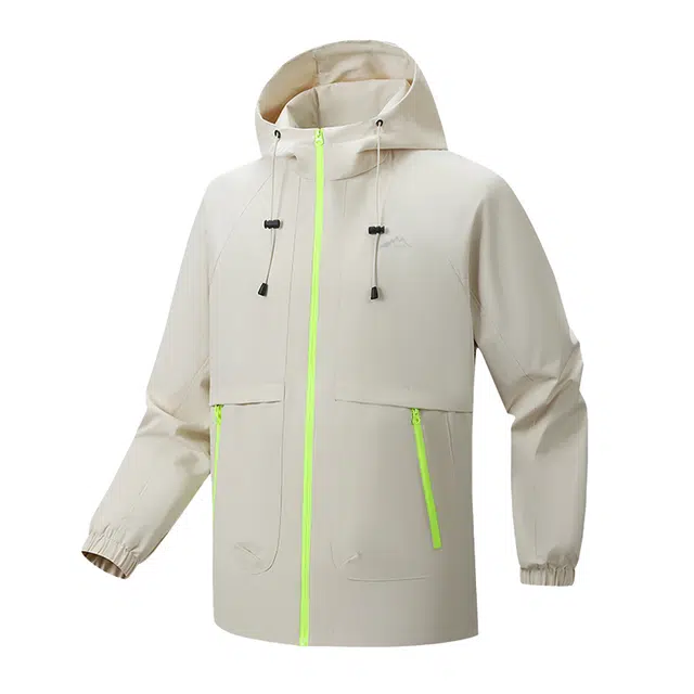 赛琪 户外运动透气防风防水城市机能登山露营骑行拉链休闲宽松长袖连帽工装钓鱼服夹克外套 男女同款