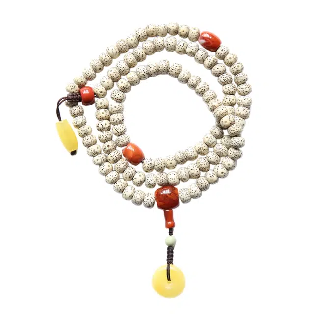 宣华意 珍藏级精品国风新中式时尚百搭轻奢高端文玩佛珠正月高抛光盘玩#好运 星月菩提 手串 男女同款情侣款