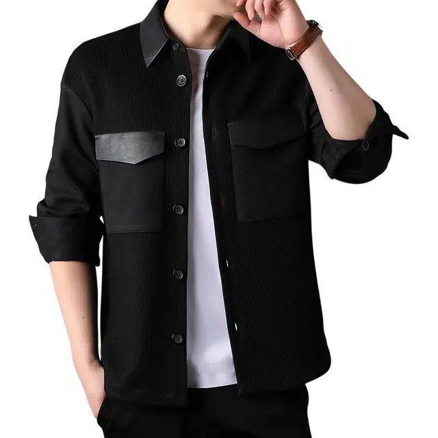 太子龍 高档春秋季翻领多口袋韩版时尚帅气夹克外套 男款