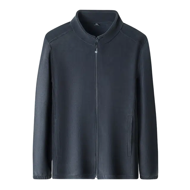 卡丹狄诺 户外保暖纯色澳粒绒抓绒内胆立领拉链羊羔毛开衫柔软细腻夹克绒感外套 男女同款